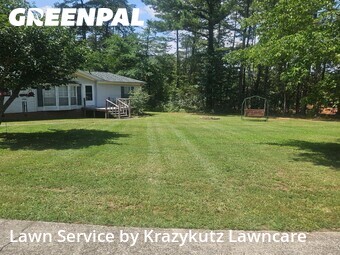 Lawn mowed in Concord, 28025