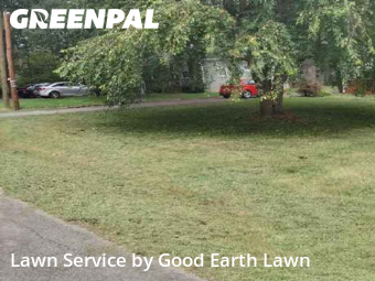 Backyard Landscaping In Greensboro,27408,Landscaping Renovation by Good Earth Lawn, work completed in Oct , 2025