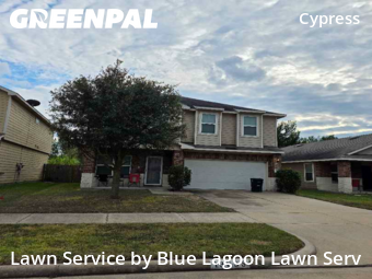 Lawn Cuttingin Cypress,77433,Lawn Mowing Service by Blue Lagoon Lawn Serv, work completed in Dec , 2025
