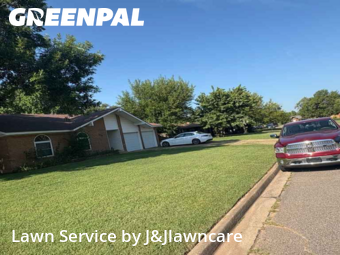 Lawn Servicein Moore,73160,Lawn Cutting by J&Jlawncare, work completed in Oct , 2025