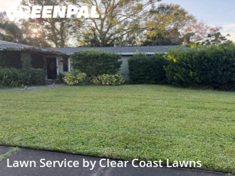 Lawn Mowing Servicein Largo,33771,Lawn Maintenance by Clear Coast Lawns, work completed in Jan , 2026