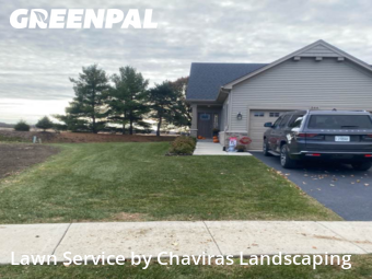 Grass Cutting in Oswego, 60543, Grass Care by Chaviras Landscaping, work completed in Nov , 2025