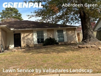Lawn Care Servicein Cypress,77429,Grass Cut by Valladares Landscap, work completed in Feb , 2026