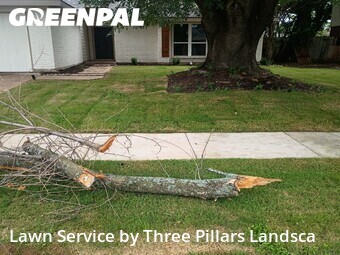 Grass Cutin Grand Prairie,75052,Lawn Mow by Three Pillars Landsca, work completed in Jun , 2026