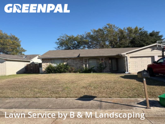 Landscaping In Grand Prairie,75051,Landscaping Installation by B & M Landscaping, work completed in Dec , 2025