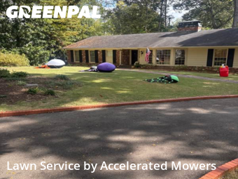 Weekly Mowing in Mountain Brook, 35223, Grass Care by Accelerated Mowers , work completed in Nov , 2025