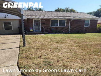 Landscaping Maintenance in Sapulpa, 74066, Mowing Services by Greens Lawn Care, work completed in Dec , 2025