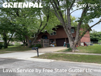 Yard Cuttingin Lawrence,66049,Lawn Care by Free State Gutter Llc, work completed in Dec , 2025