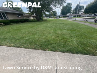 Lawn Servicein Joliet,60435,Grass Cutting by D&V Landscaping , work completed in Nov , 2025