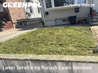 Lawn mowed in Queens, 11428