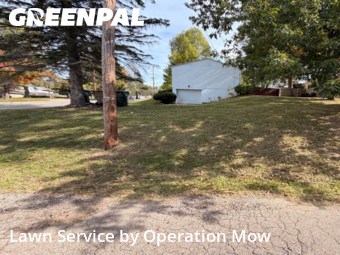 Lawn Management in Cuyahoga Falls, 44221, Backyard Mowing by Operation Mow, work completed in Nov , 2025
