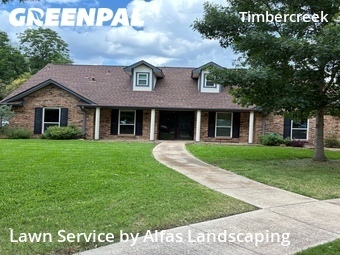 Lawn Servicein Plano,75075,Lawn Mow by Alfas Landscaping, work completed in Jun , 2026