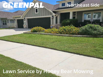 Grass Cutin Schertz,78154,Lawn Cut by Honey Bear Mowing, work completed in Nov , 2025