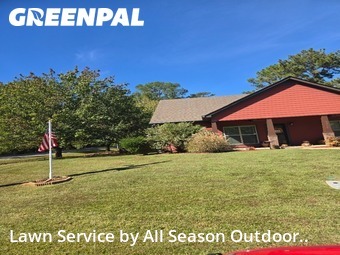 Front Yard Mowing in Opelika, 36801, Yard Mowing by All Season Outdoor.., work completed in Nov , 2025
