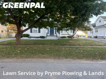 Front Yard Mowing in Rochester, 14616, Yard Grooming by Pryme Plowing & Lands, work completed in Oct , 2025