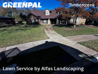 Lawn Mowingin Plano,75075,Grass Cut by Alfas Landscaping, work completed in Dec , 2025
