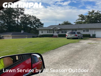 Front Yard Mowing in Valley, 36854, Lawn Management by All Season Outdoor.., work completed in Nov , 2025