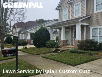 Yard Mowingin Huntersville,28078,Lawn Service by Isaiah Custom Cutz, work completed in Dec , 2025