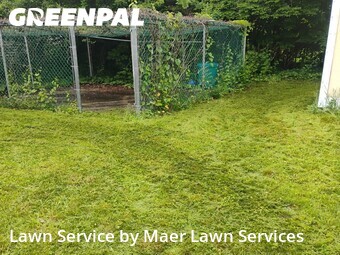 Lawn mowed in Milford, 6460