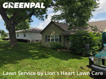 Yard Mowingin Leavenworth,66048,Grass Cutting by Lion's Heart Lawn Care, work completed in Nov , 2025