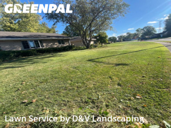Lawn Cutin Joliet,60435,Lawn Mowing by D&V Landscaping , work completed in Nov , 2025