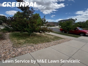 Lawn Mowingin Aurora,80018,Yard Cutting by M&E Lawn Servicellc, work completed in Jun , 2026