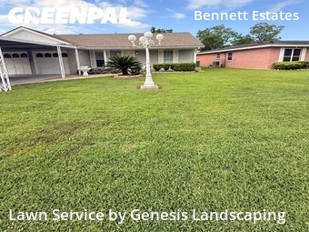 Yard Mowingin Pasadena,77503,Grass Cut by Genesis Landscaping, work completed in Jul , 2026