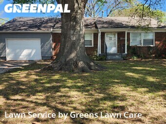Modern Landscaping In Tulsa,74105,Landscaping by Greens Lawn Care, work completed in Apr , 2026