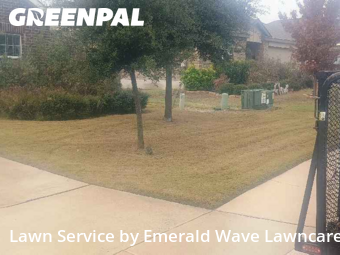 Lawn Care Servicein New Braunfels,78132,Lawn Mowing by Emerald Wave Lawncare, work completed in Dec , 2025