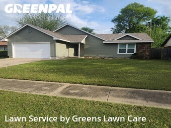 Landscaping Installation Tulsa,74129,Landscaping Cleanup by Greens Lawn Care, work completed in Apr , 2026