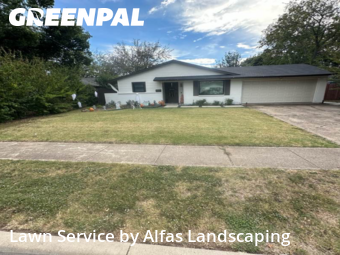 Lawn Care Servicein Richardson,75080,Lawn Mowing Service by Alfas Landscaping, work completed in Dec , 2025