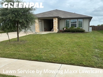 Completed mowing work