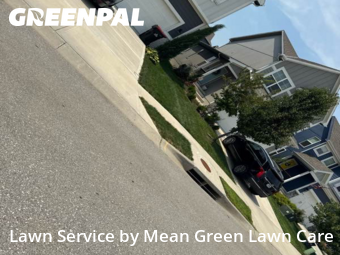 Lawn Mowingin Blue Springs,64064,Yard Cutting by Mean Green Lawn Care, work completed in Nov , 2025