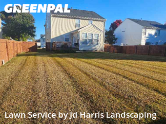 Backyard Mowing in Burlington, 27215, Yard Care by Jd Landscaping, work completed in Nov , 2025