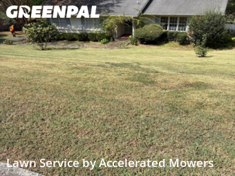 Lawn Upkeep in Mountain Brook, 35213, Front Yard Mowing by Accelerated Mowers , work completed in Nov , 2025