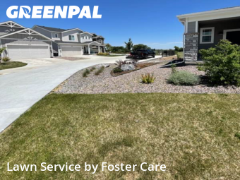 Grass Cuttingin Longmont,80504,Lawn Maintenance by Foster Care , work completed in Nov , 2025