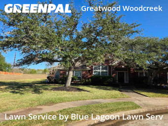 Grass Cutin Sugar Land,77479,Yard Cutting by Blue Lagoon Lawn Serv, work completed in Dec , 2025