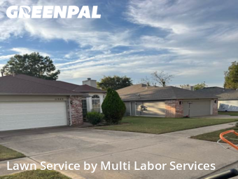 Grass Cutting in Jenks, 74037, Yard Care by Multi Labor Services, work completed in Nov , 2025