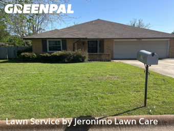 Lawn Cutin Benbrook,76126,Lawn Care by Jeronimo Lawn Care , work completed in Nov , 2025