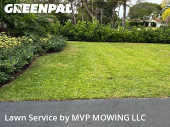 Front Yard Mowing in Boca Raton, 33432, Grass Care by MVP MOWING LLC, work completed in Dec , 2025