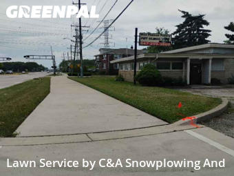 Lawn Carein Des Plaines,60016,Lawn Mow by C&A Snowplowing And , work completed in Jan , 2026