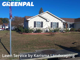 Front Yard Mowing in Suffolk, 23434, Yard Care Services by Karisma Landscaping, work completed in Nov , 2025
