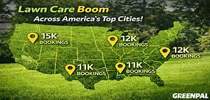 GreenPal Reports 340% Surge in Lawn Care Bookings as Spring Season Begins