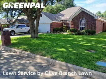 Lawn Cuttingin North Richland Hills,76182,Lawn Cut by Olive Branch Lawn, work completed in Jul , 2026