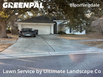 Yard Work in Bloomingdale, 33596, Front Yard Mowing by Ultimate Landscape Co, work completed in Dec , 2025