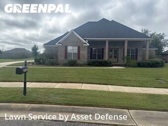 Front Yard Mowing in Daphne, 36526, Garden Trimming by Asset Defense, work completed in Nov , 2025