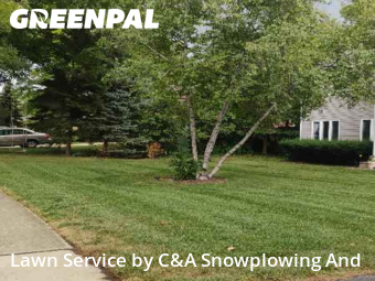 Grass Cuttingin Palatine,60074,Yard Mowing by C&A Snowplowing And , work completed in Oct , 2025
