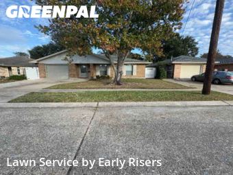 Lawn Upkeep in Metairie, 70002, Mowing Services by Early Risers, work completed in Dec , 2025