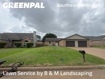 Lawn Mowin Arlington,76018,Lawn Cutting by B & M Landscaping, work completed in Jun , 2026