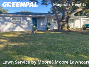 Landscaping In St. Petersburg,33704,Landscape Design by Moore&Moore Lawncare, work completed in Nov , 2025